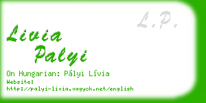 livia palyi business card